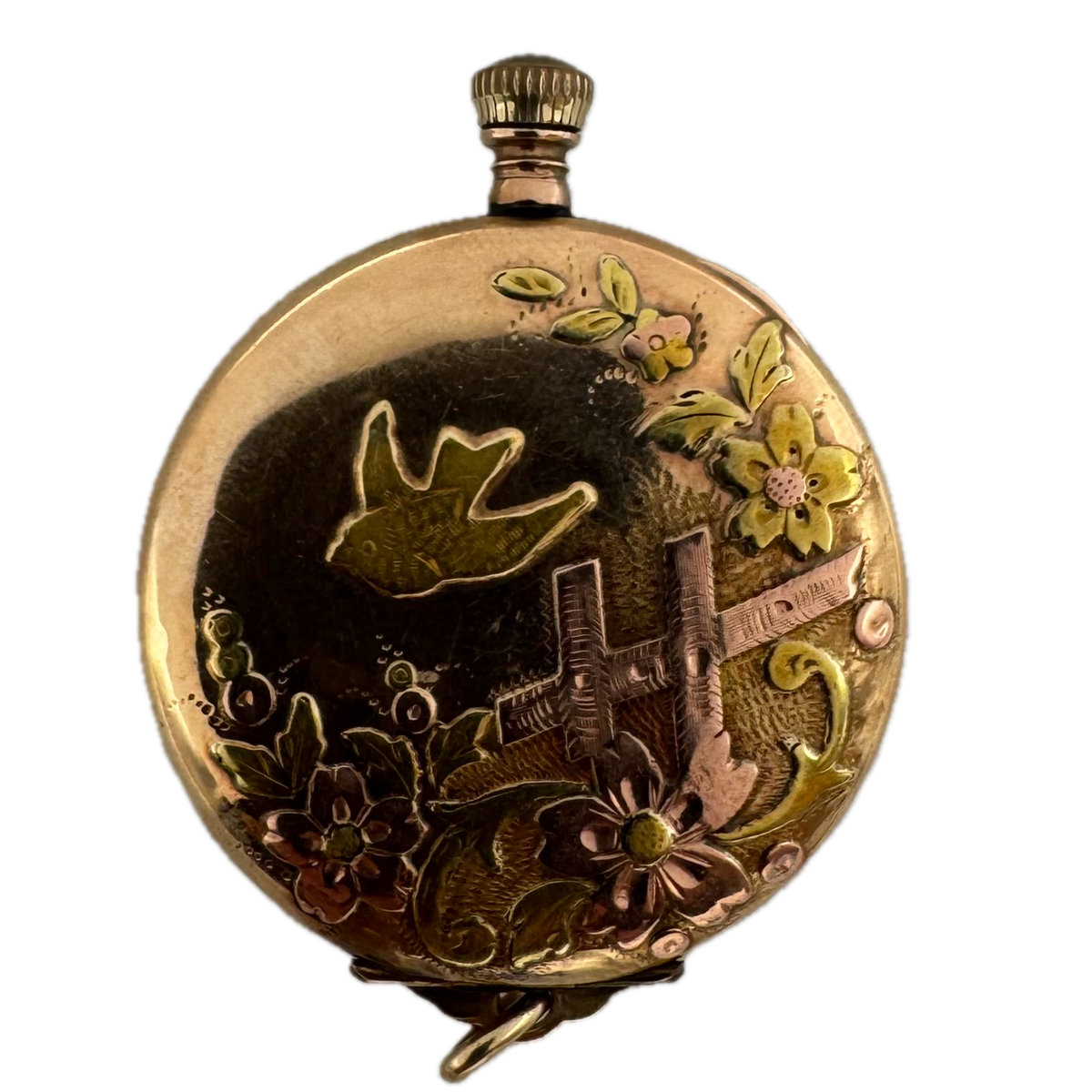Waltham Tricolor Nature Bird & Floral 1907