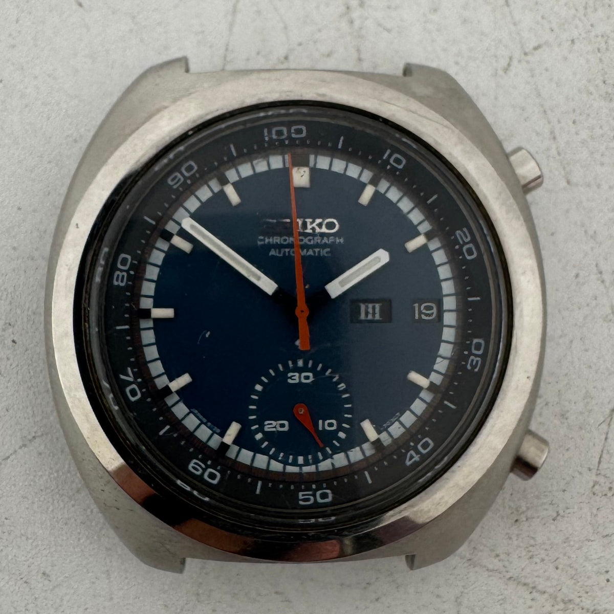 Seiko Chronograph Roman Day Date 6139-7002