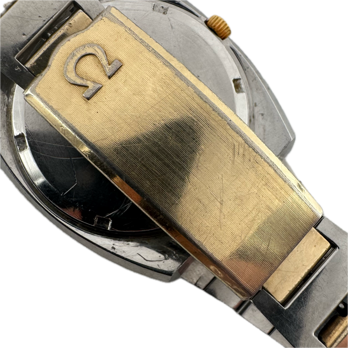 Omega Megaquartz Fluted Day Date 196.0033/396.0822