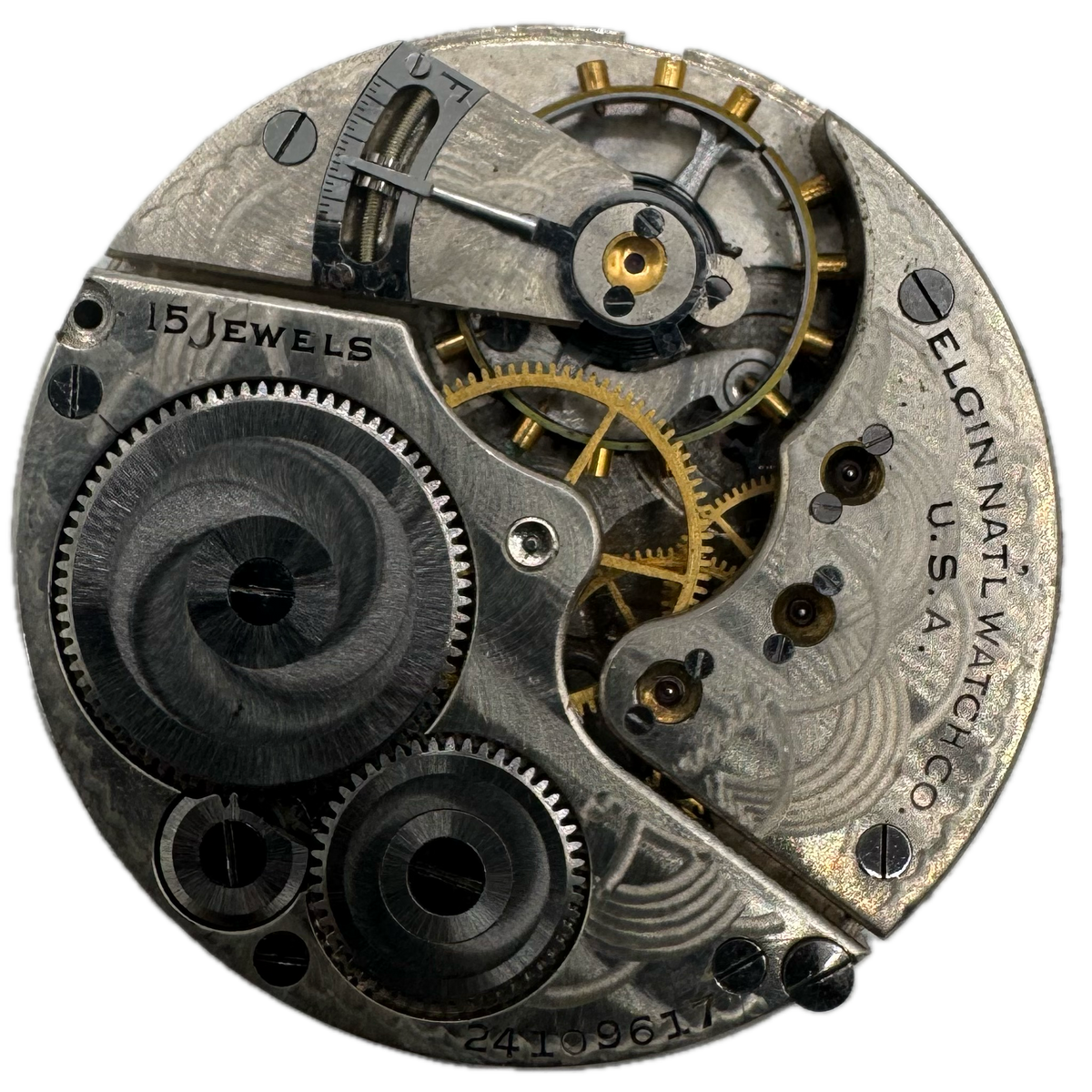 Elgin Fancy Multicolor Dial 1921