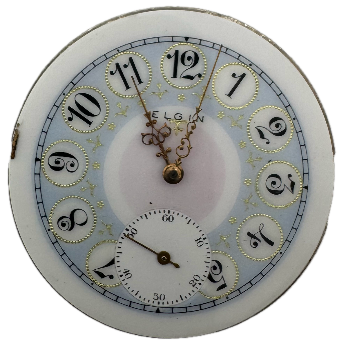 Elgin Fancy Multicolor Dial 1921