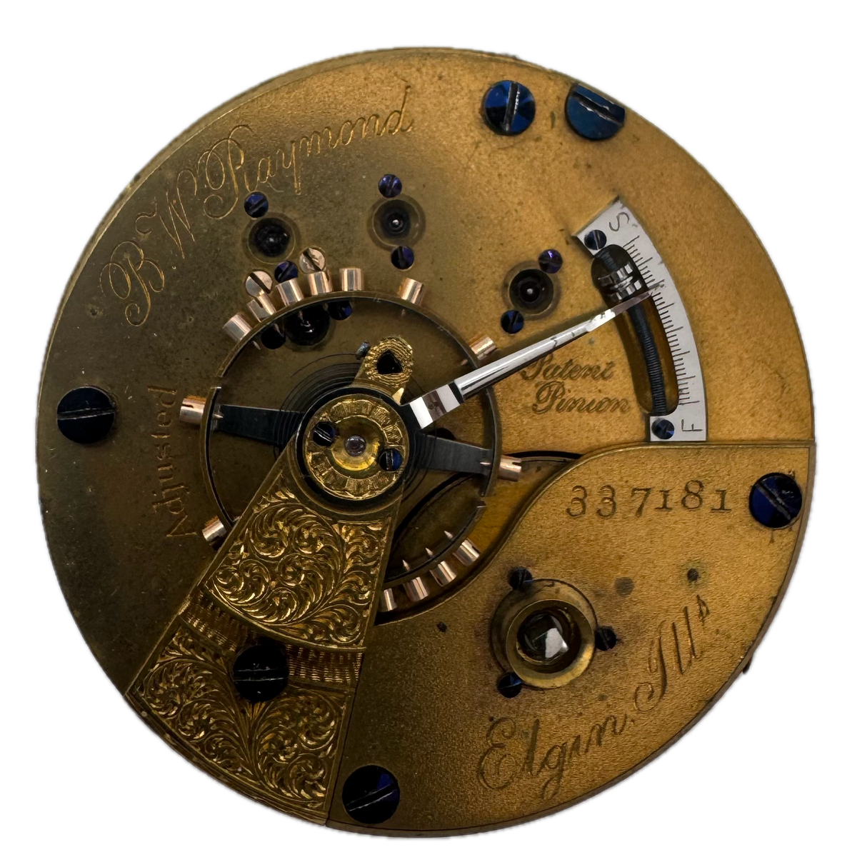 Elgin Natl. Watch Co. B. W. Raymond 1874
