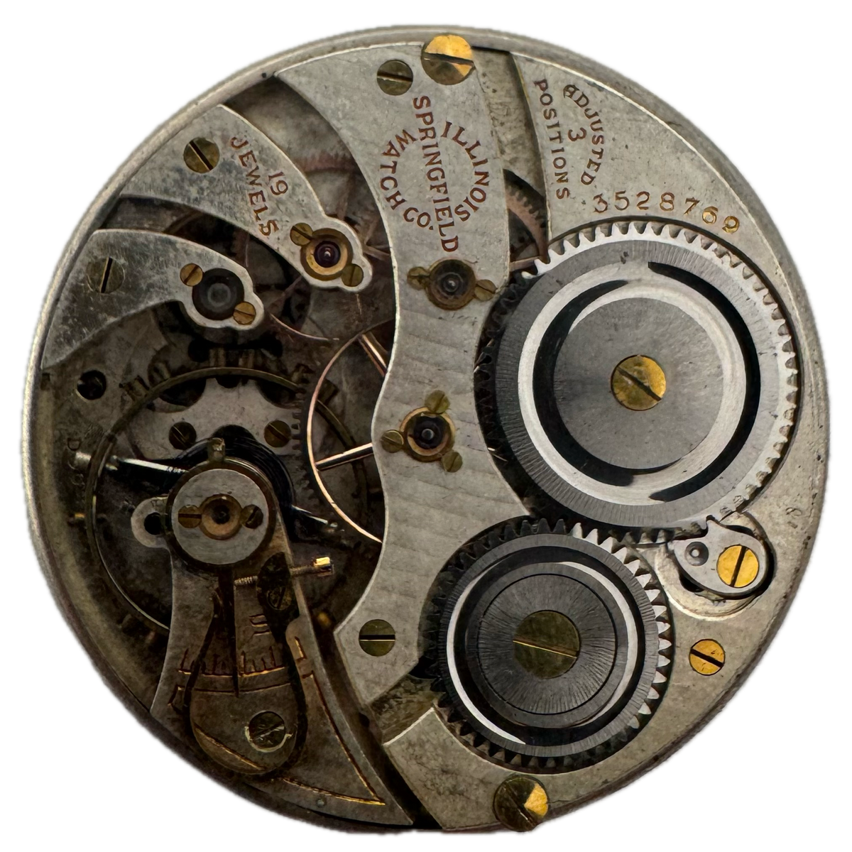 Illinois Single Sunk Dial 1919
