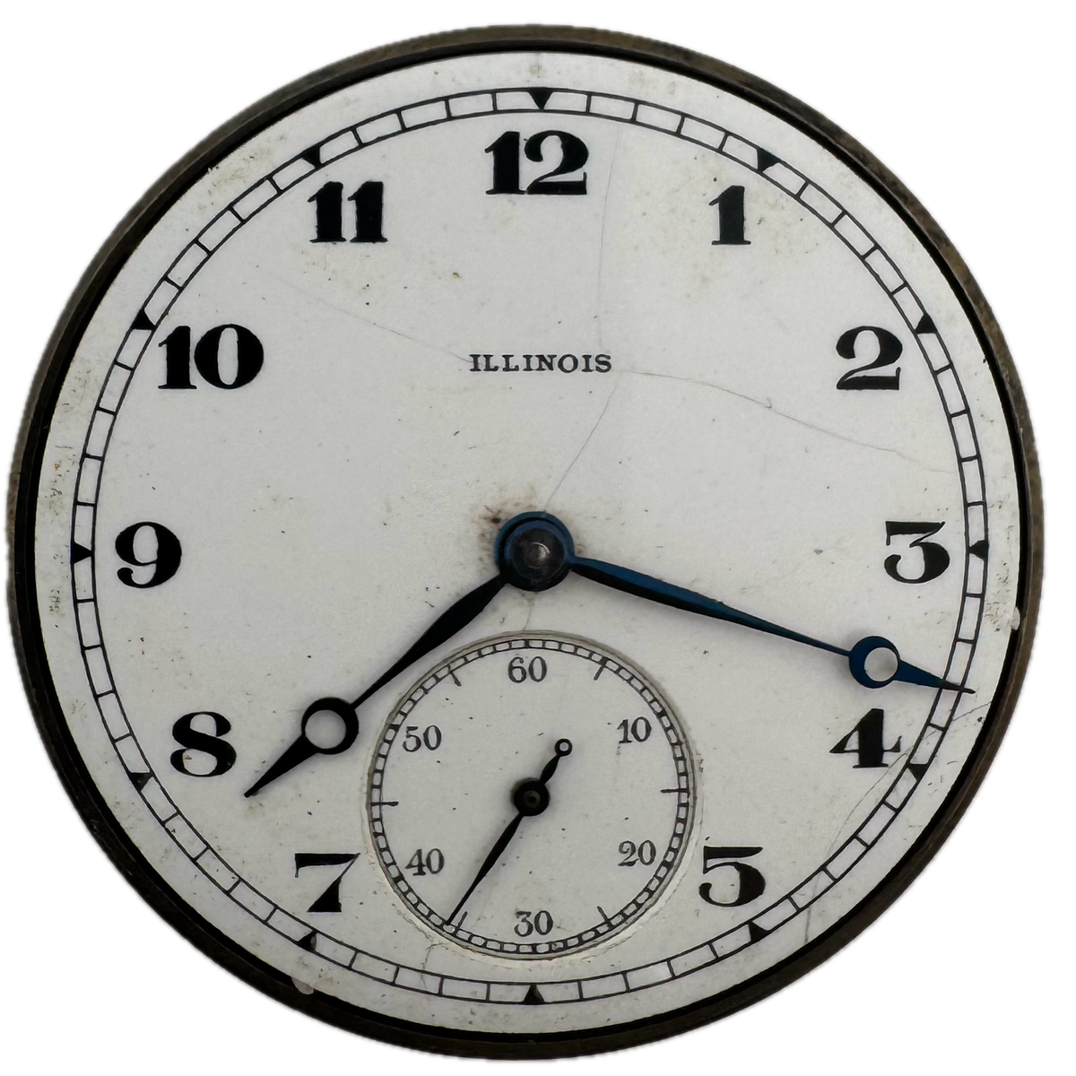 Illinois Single Sunk Dial 1919