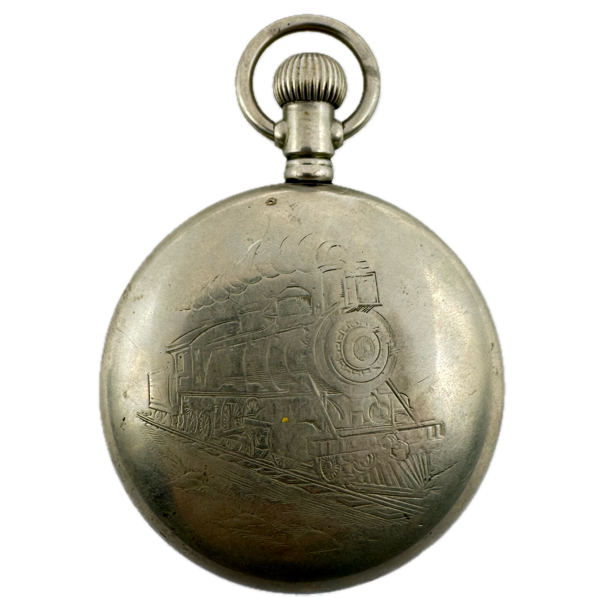 Philadelphia Watch Case Co. Locomotive Engraving