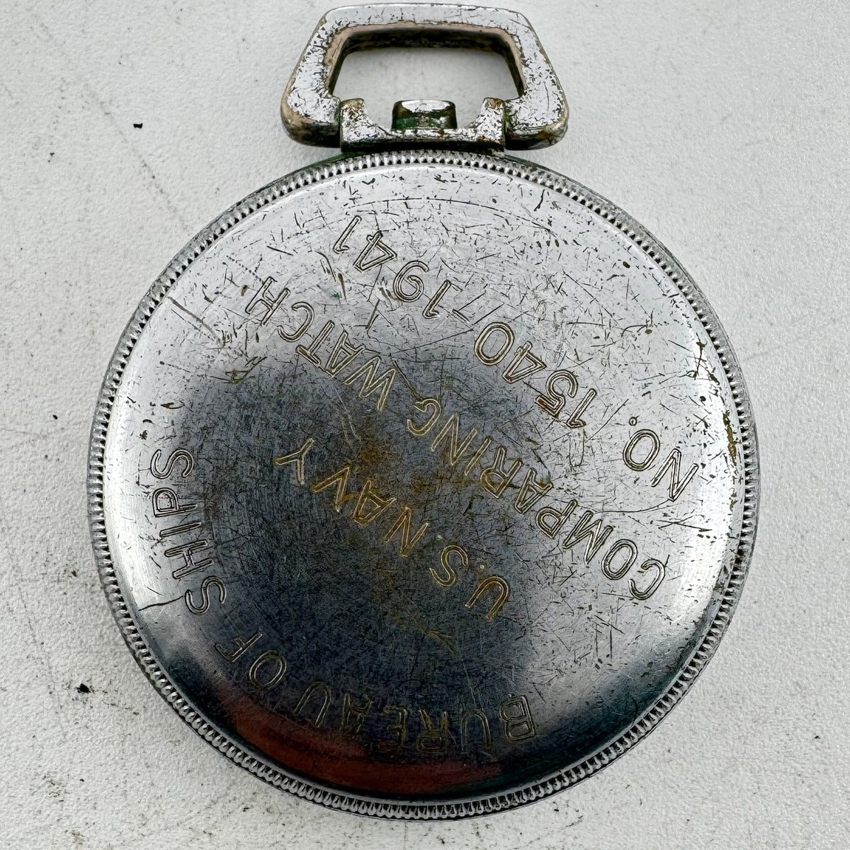 Keystone U.S. Navy Bureau of Ships Comparing Watch
