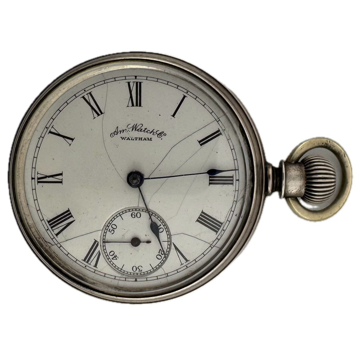 Waltham Engraved Single Sunk Roman Dial 1884