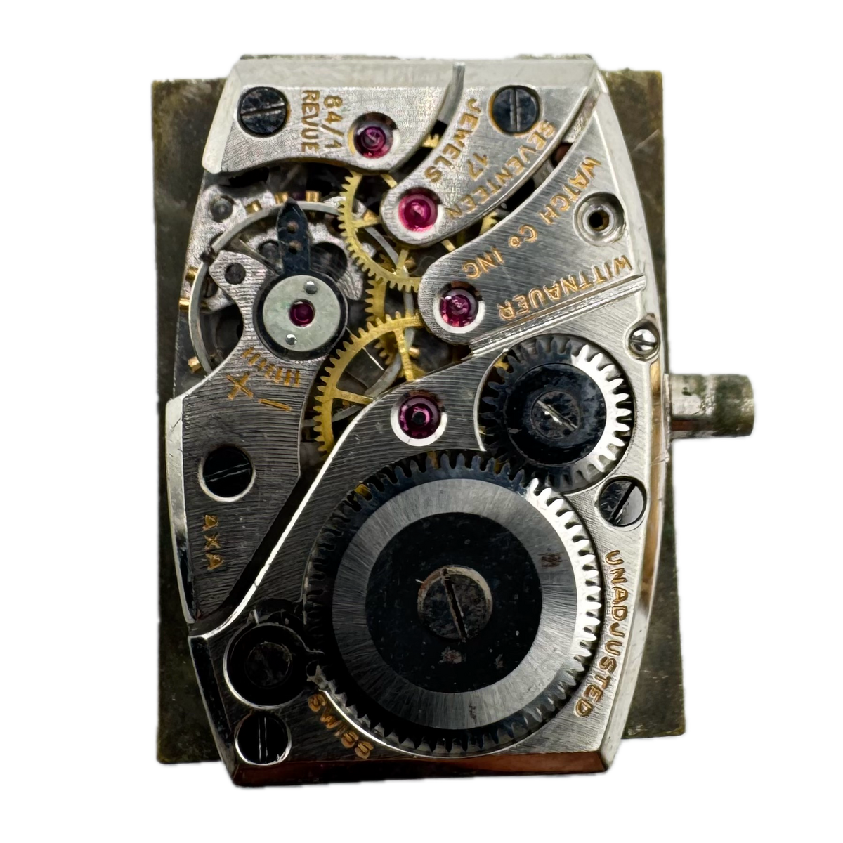 Wittnauer Art Deco Fancy Lugs 1950