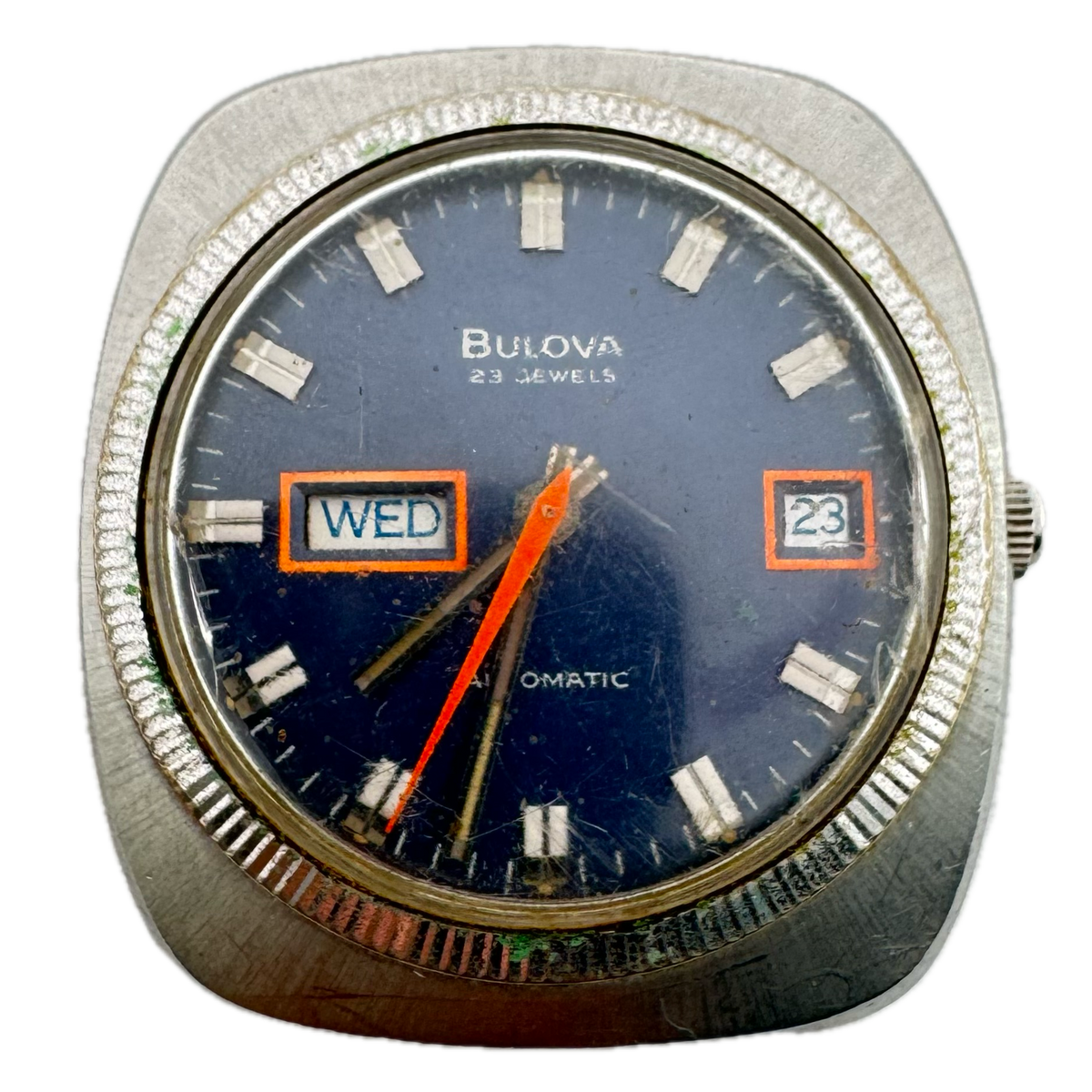 Bulova Sunburst Day Date 1972