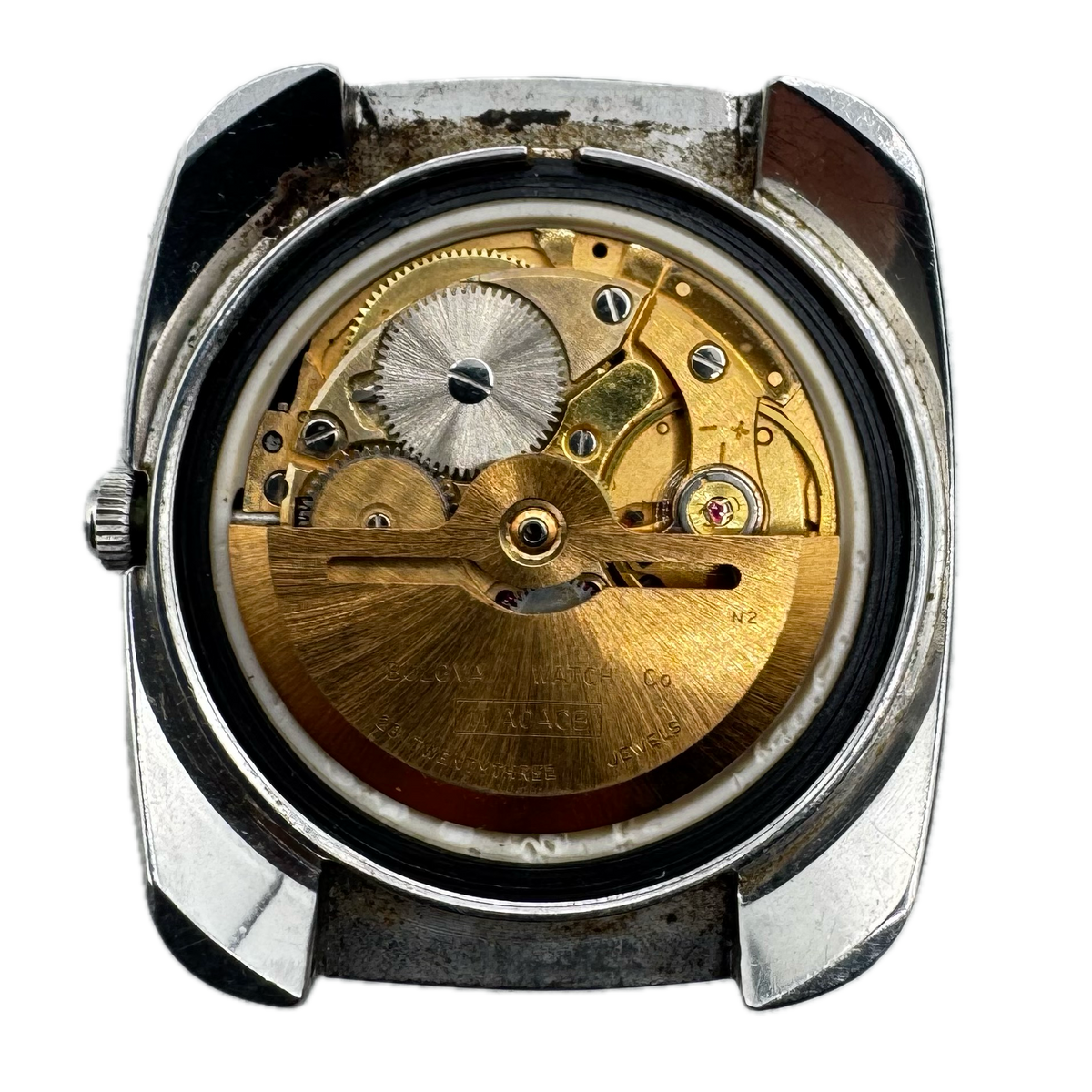 Bulova Sunburst Day Date 1972