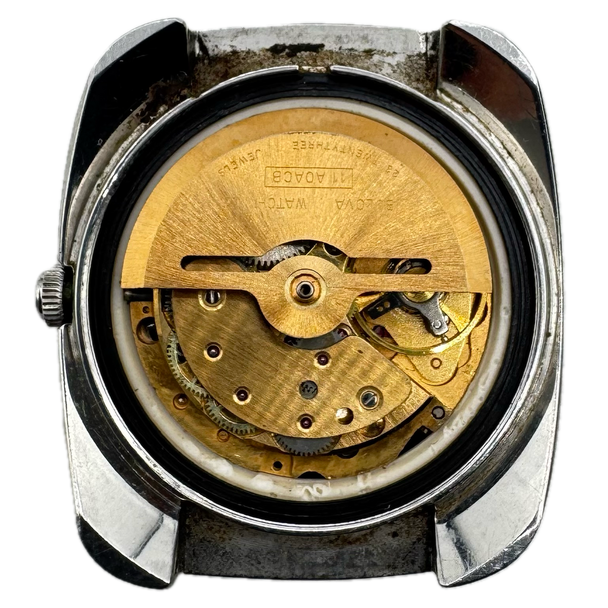 Bulova Sunburst Day Date 1972