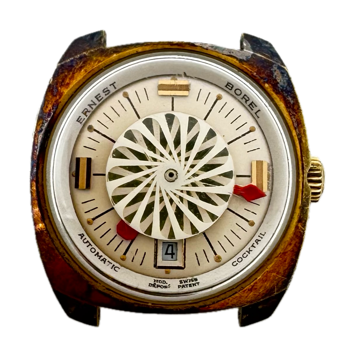 Ernest Borel Cocktail Kaleidoscope Date Dial