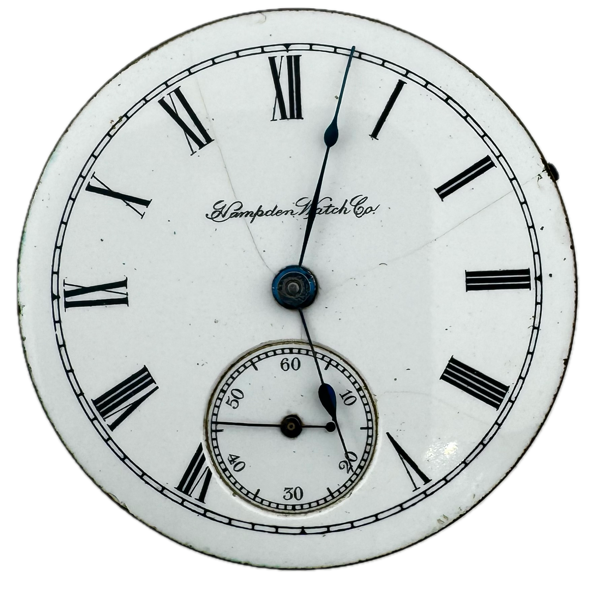 Hampden Watch Co. Single Sunk Roman Dial 1895