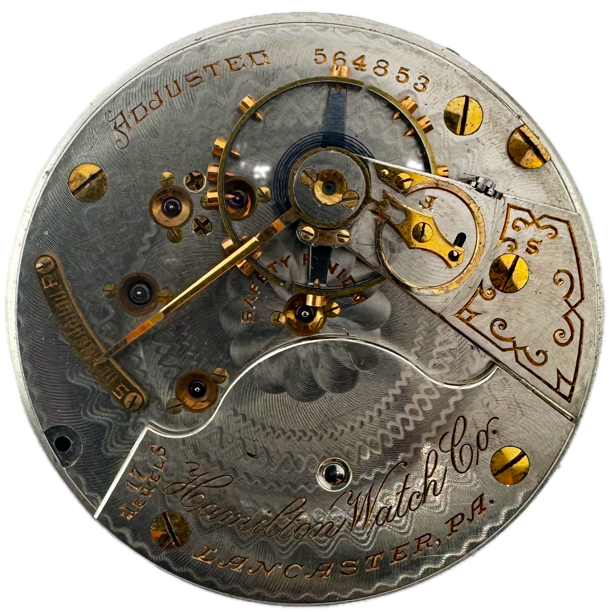 Hamilton Double Sunk Arabic Dial 1907