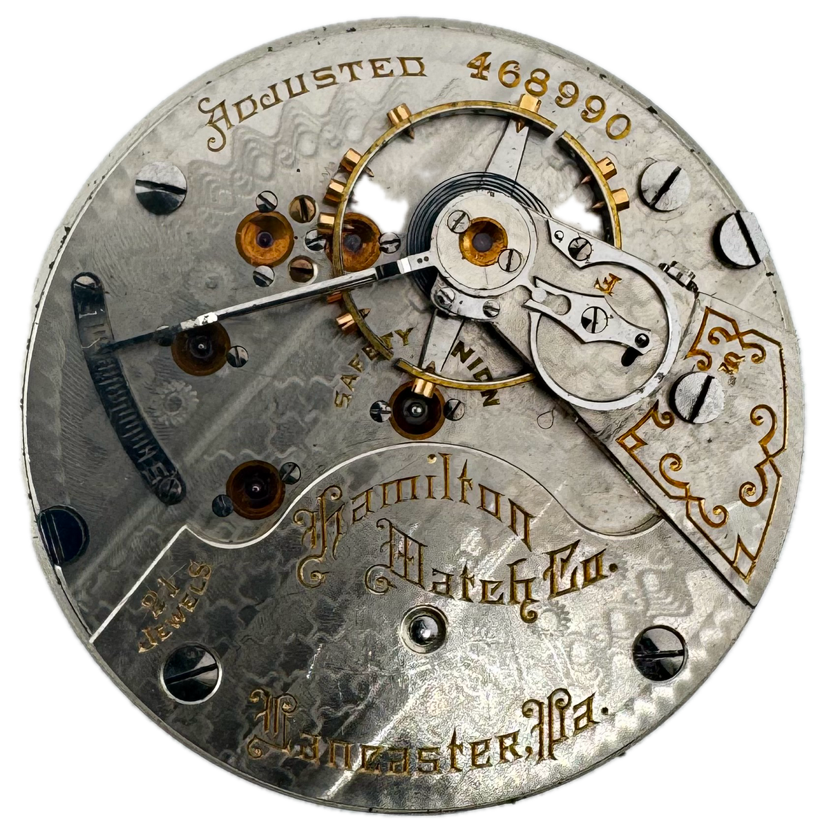 Hamilton Watch Co. Double Sunk 1905
