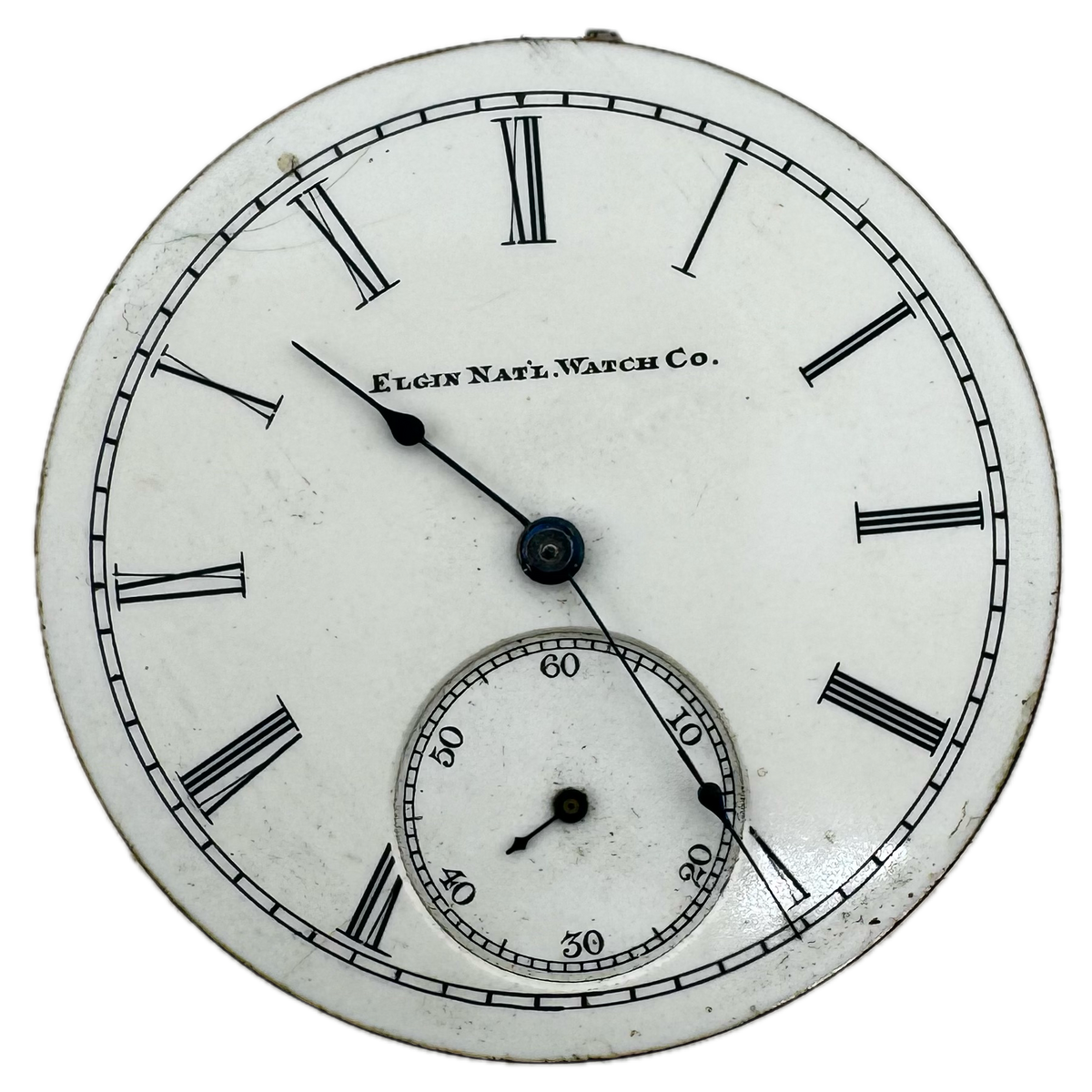 Elgin Natl. Watch Co. Single Sunk Roman Dial 1889