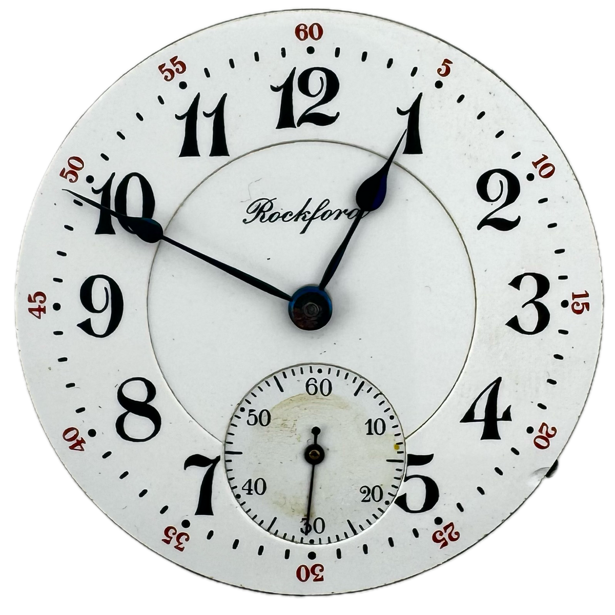 Rockford Double Sunk Dial Winnebago 1903
