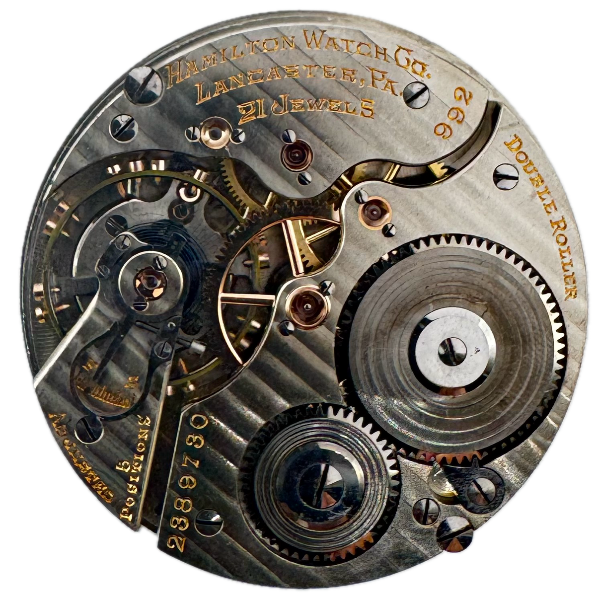 Hamilton Double Sunk Blind Man Dial 1926