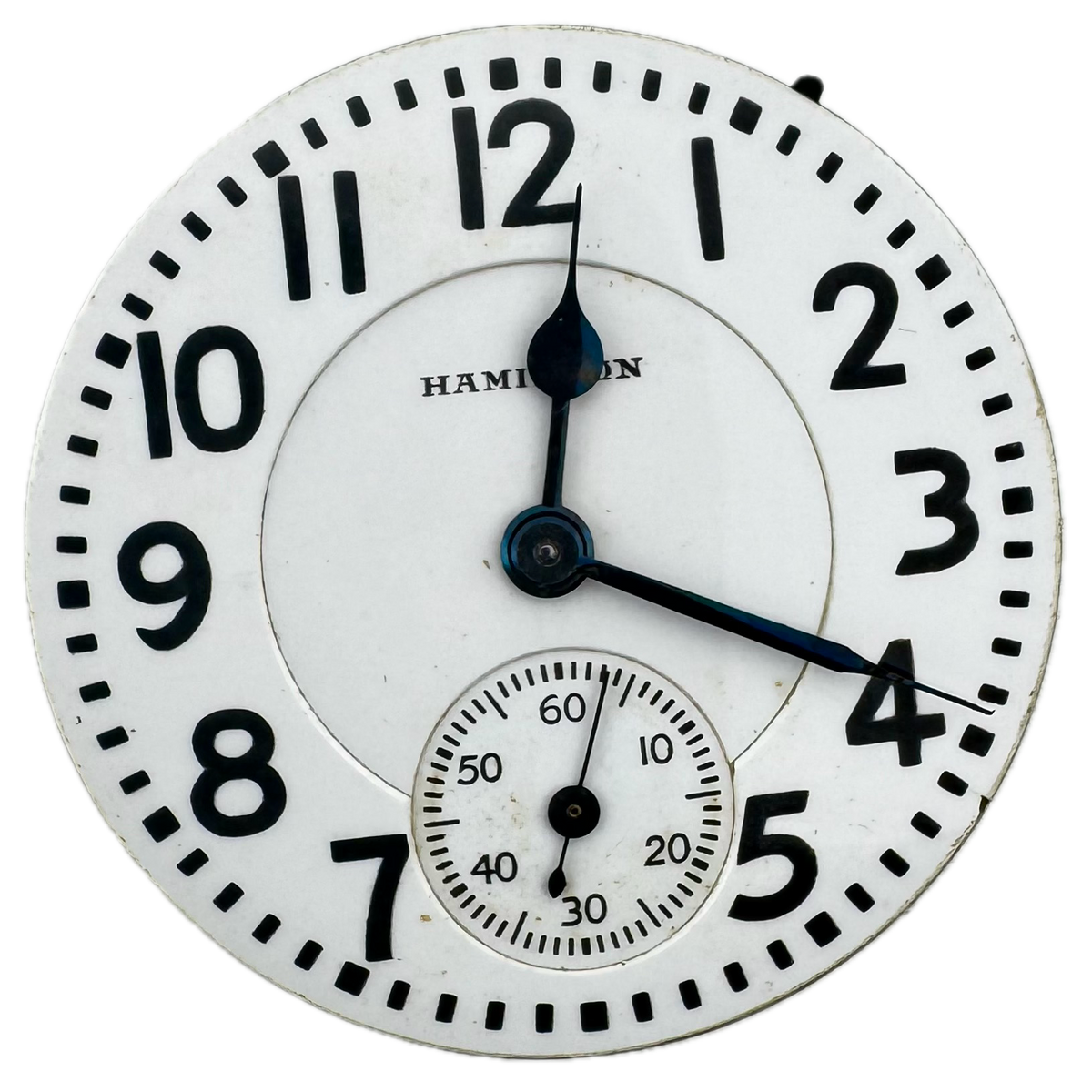 Hamilton Double Sunk Blind Man Dial 1926
