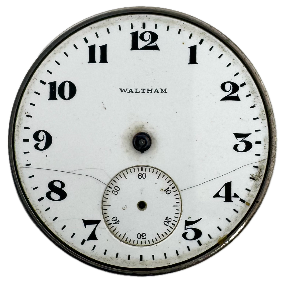 Waltham Single Sunk Arabic Dial 1918