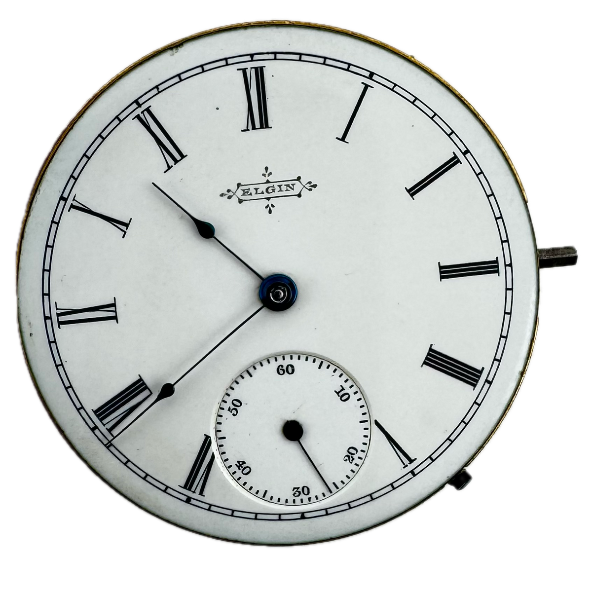 Elgin Single Sunk Roman Dial 1889