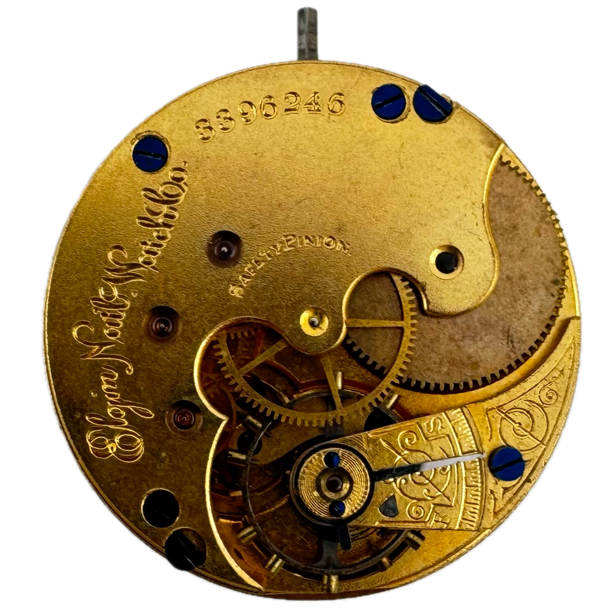 Elgin Single Sunk Roman Dial 1889