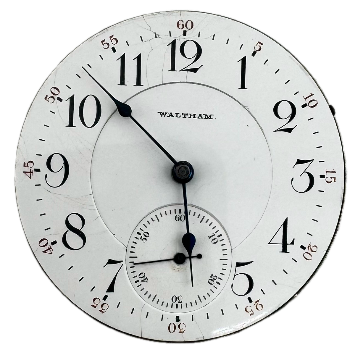 Waltham Double Sunk Arabic Dial 1892