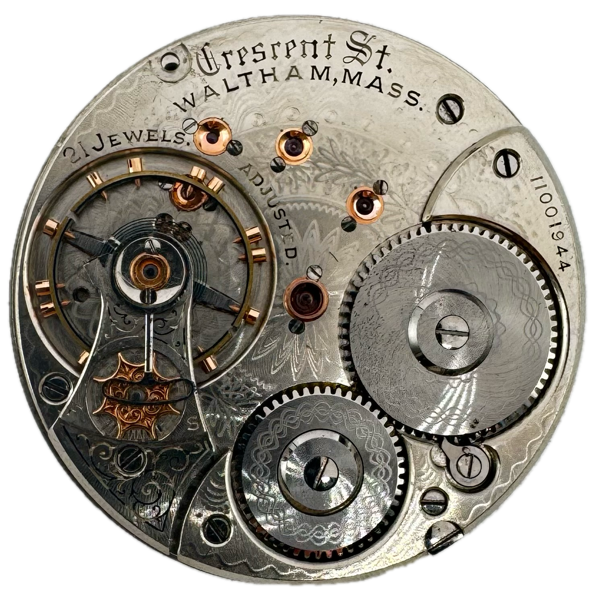 Waltham Double Sunk Arabic Dial 1892