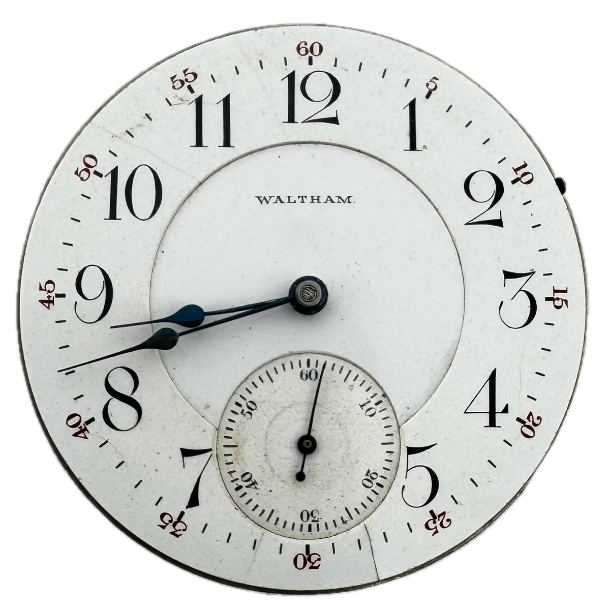 Waltham Double Sunk Arabic Dial 1902