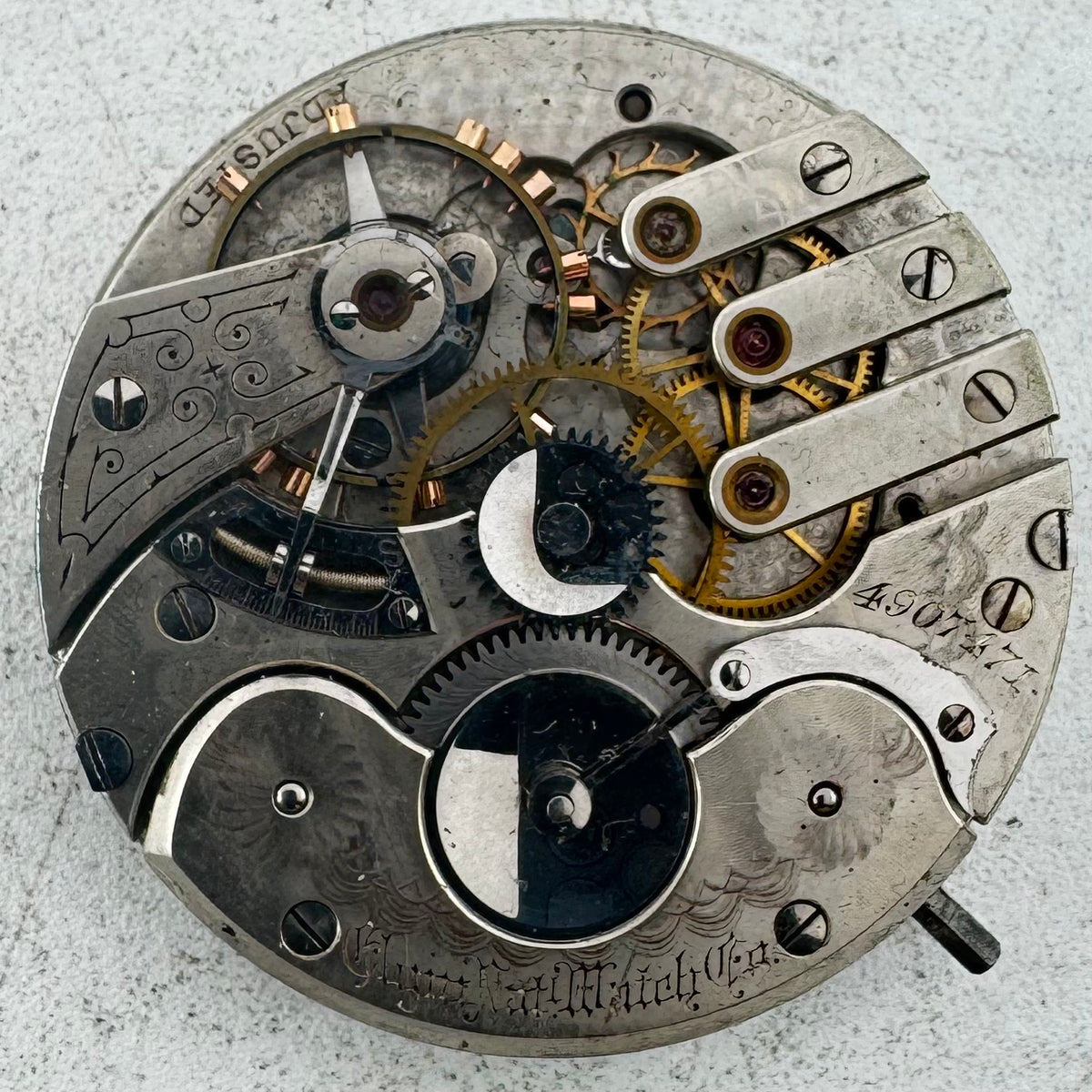 Elgin Natl. Watch Co. 3-finger Straight 1893