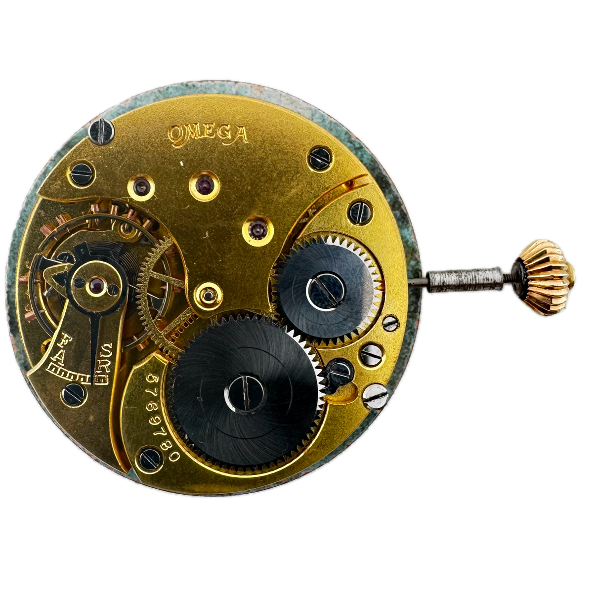 Omega Single Sunk Roman Dial