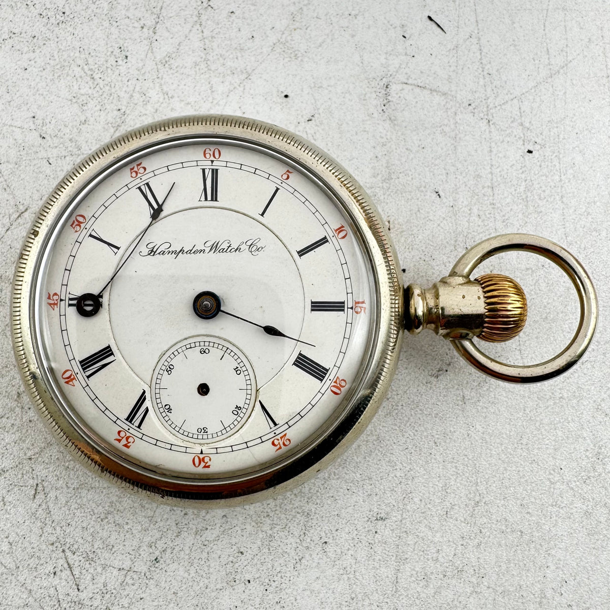 Hampden Watch Co. Double Sunk 1892