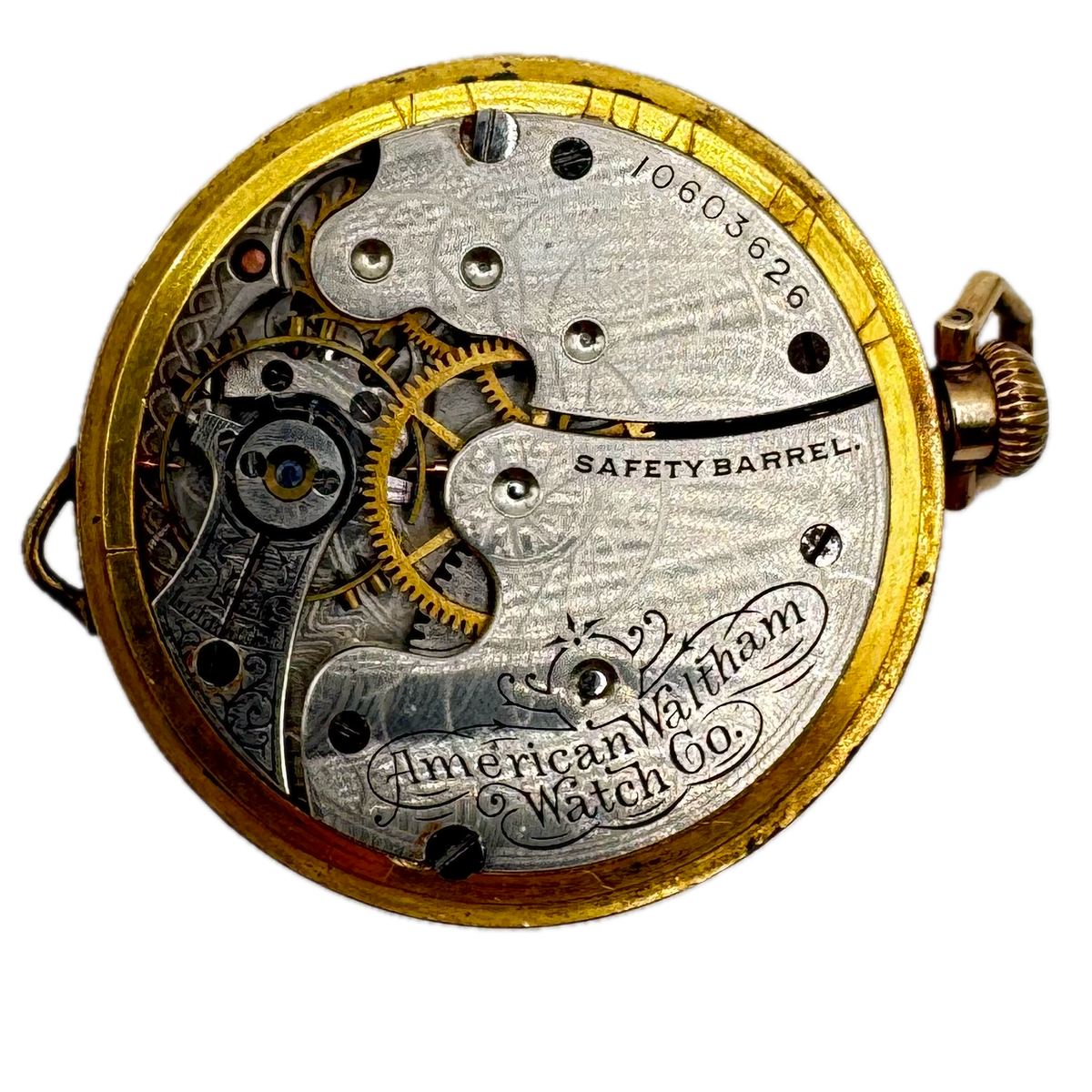 A. W. Co. Waltham Multicolor Fancy Dial 1891