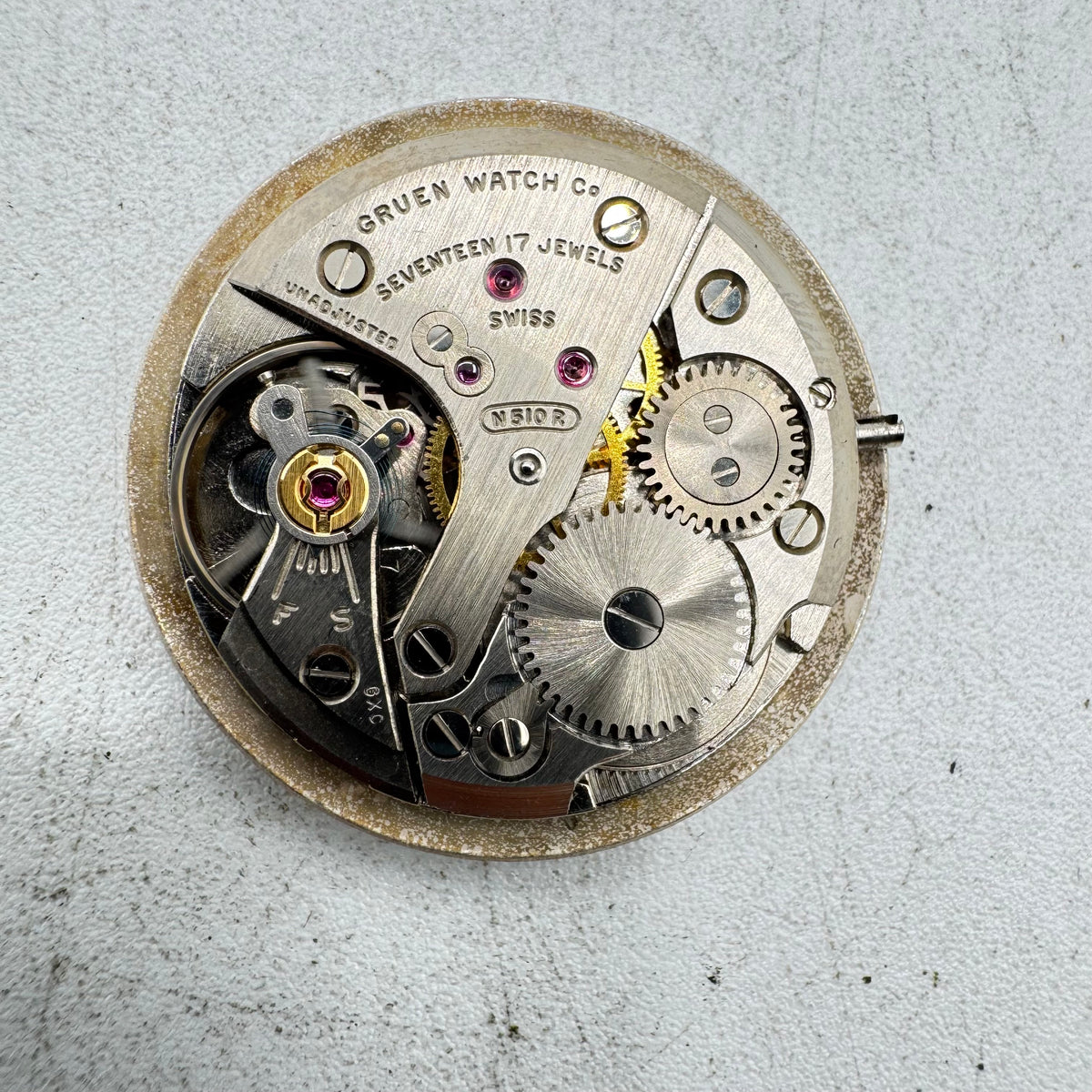 Gruen Precision Sunburst Dial