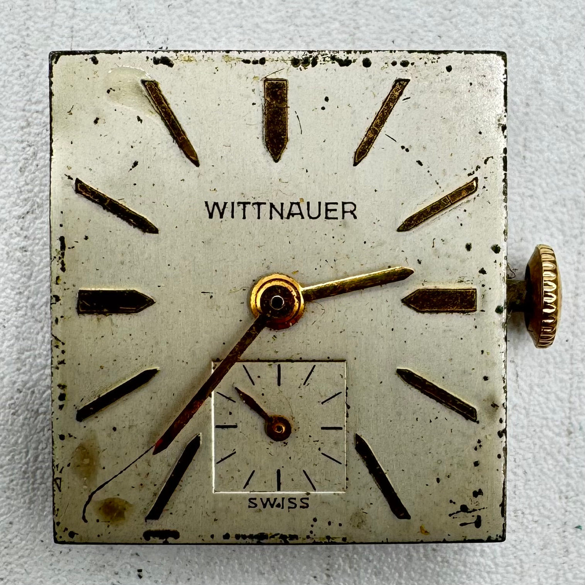 Wittnauer Square Silver Dial