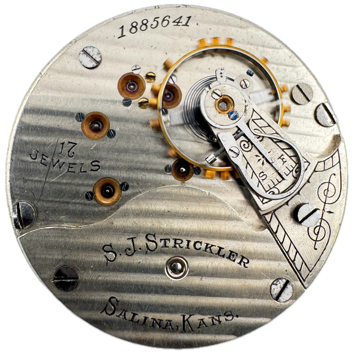 Illinois Watch Co S.J. Strickler 1906