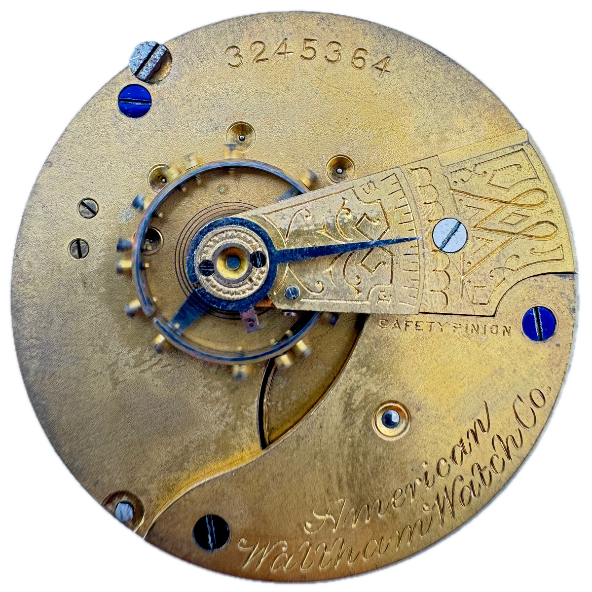 Am. Watch Co. Waltham Single Sunk Roman 1883