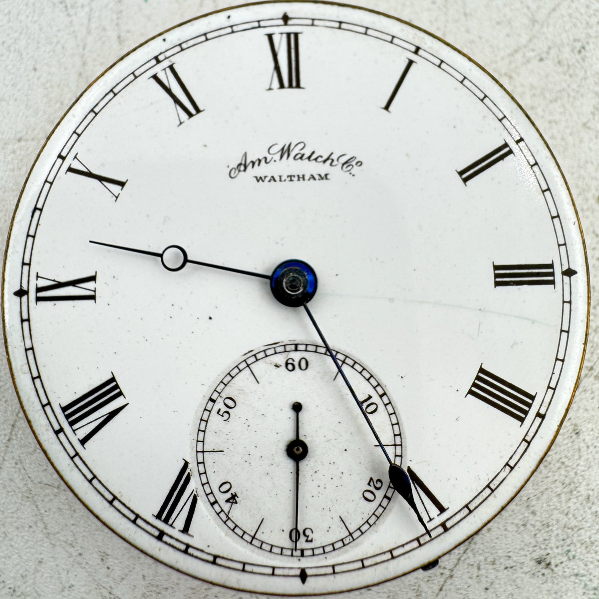 Am. Watch Co. Waltham Single Sunk Roman 1883