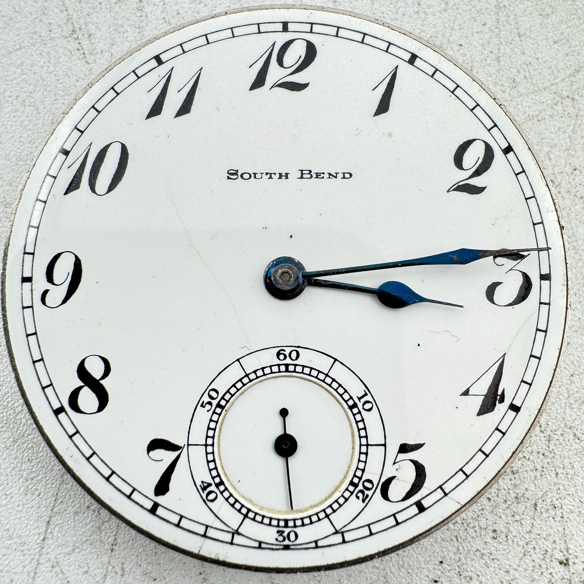 South Bend Watch Co. Double Sunk Arabic Dial 1920