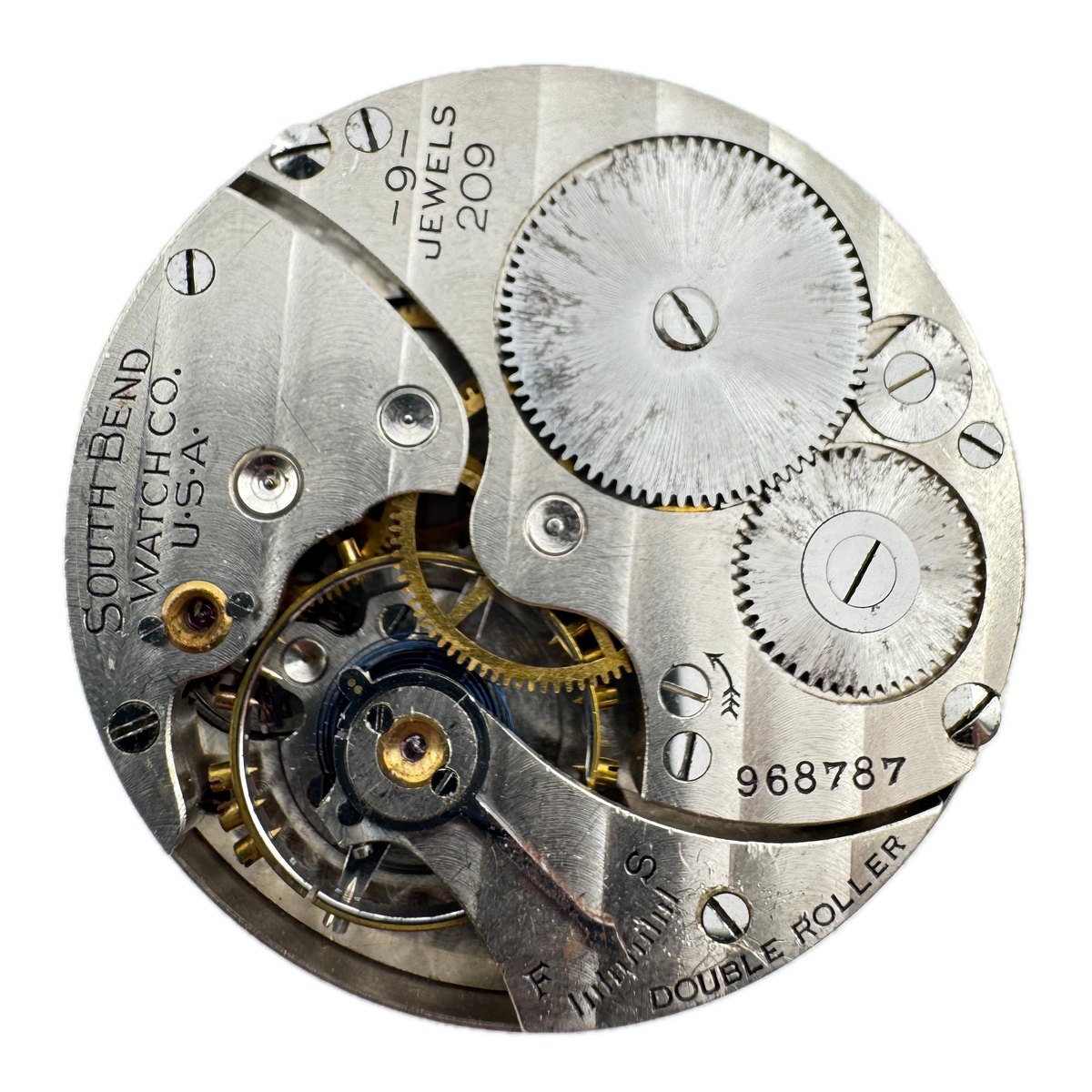 South Bend Watch Co. Double Sunk Arabic Dial 1920