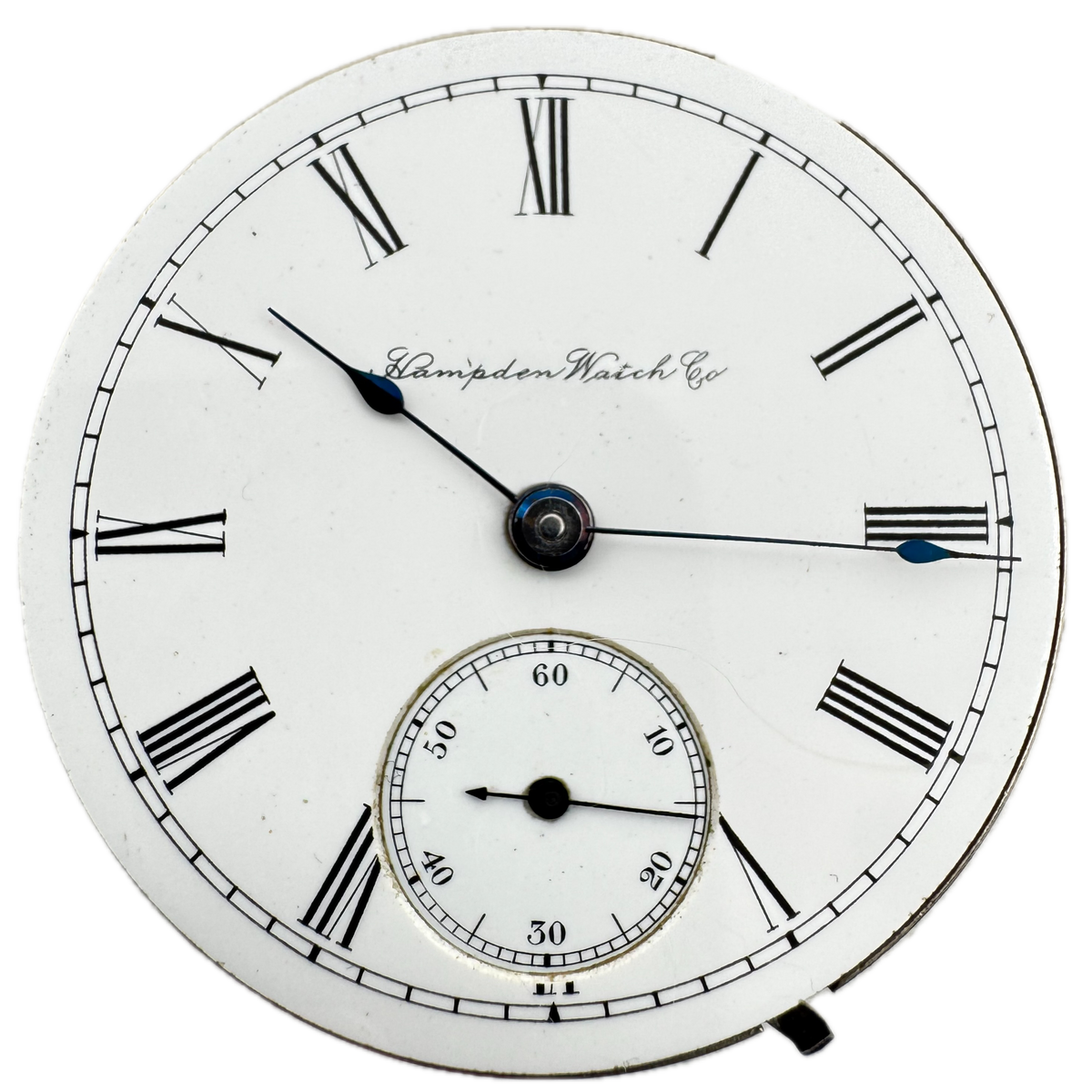 Hampden Watch Co. Single Sunk Roman Dial 1903