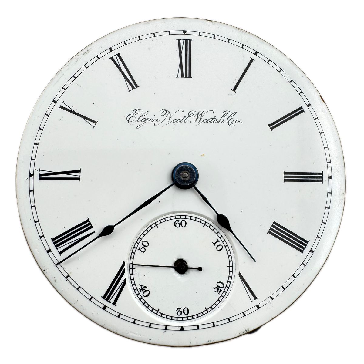 Elgin Nat'l Watch Co Single Sunk Roman Dial 1883