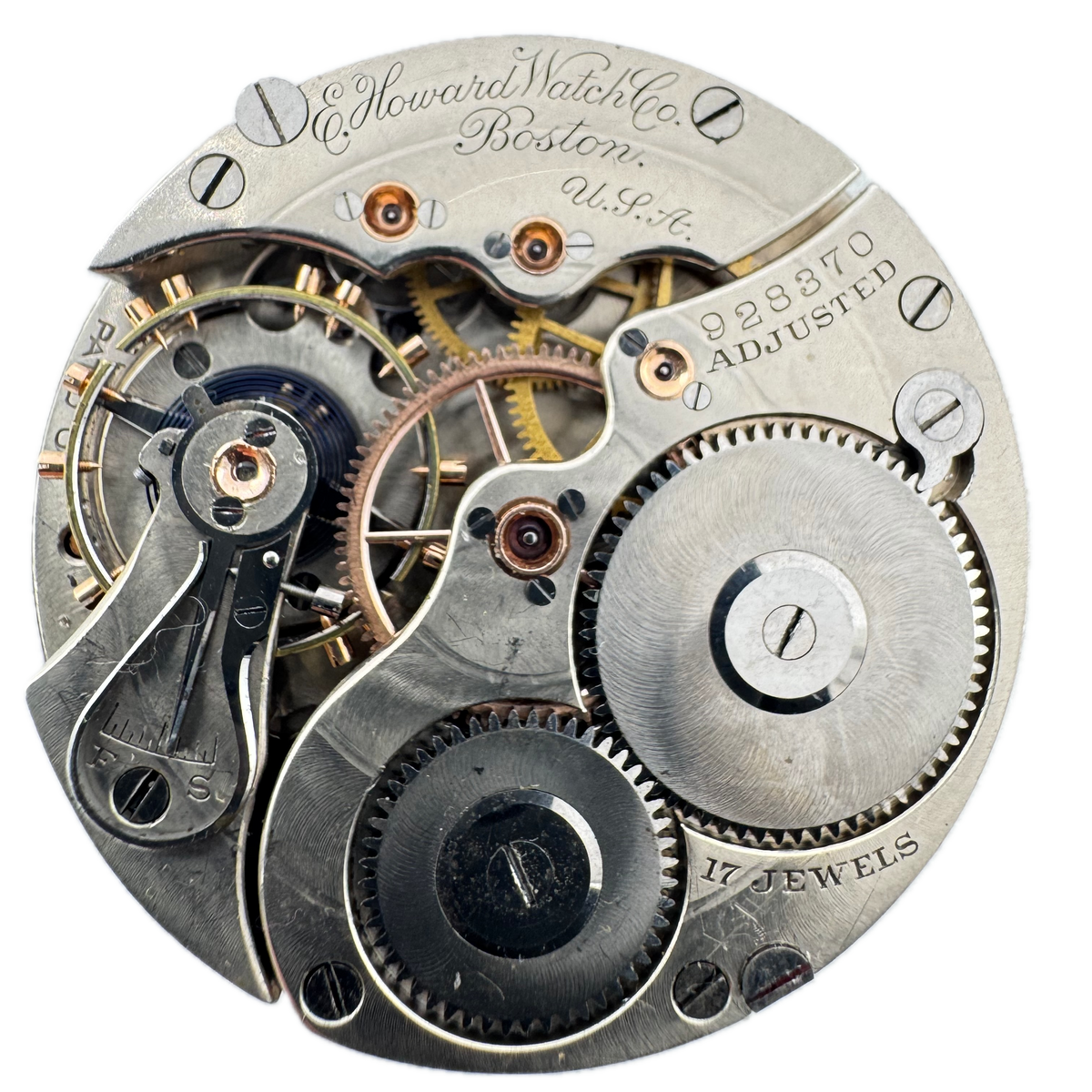 Howard Single Sunk Arabic Dial 1906