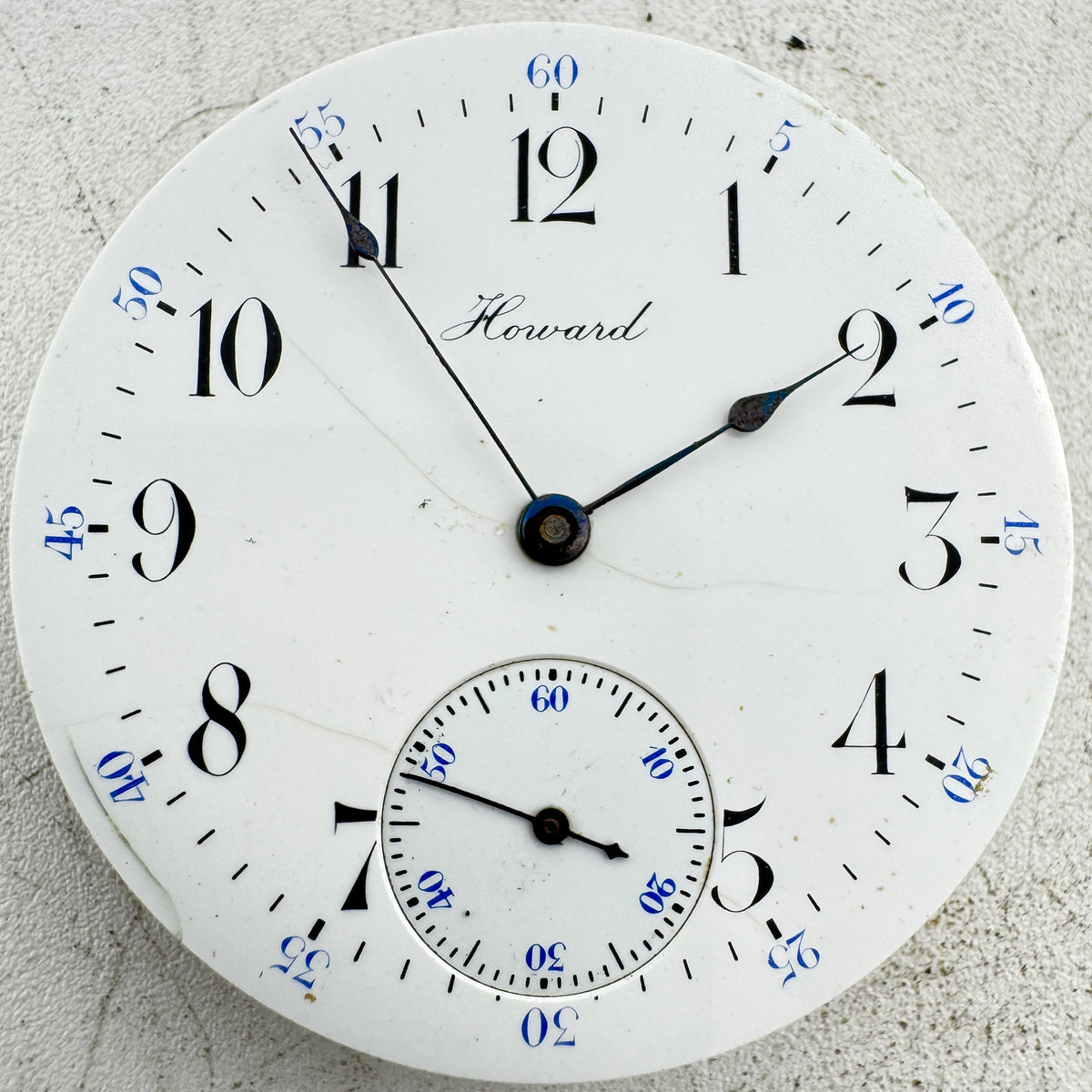 Howard Single Sunk Arabic Dial 1906