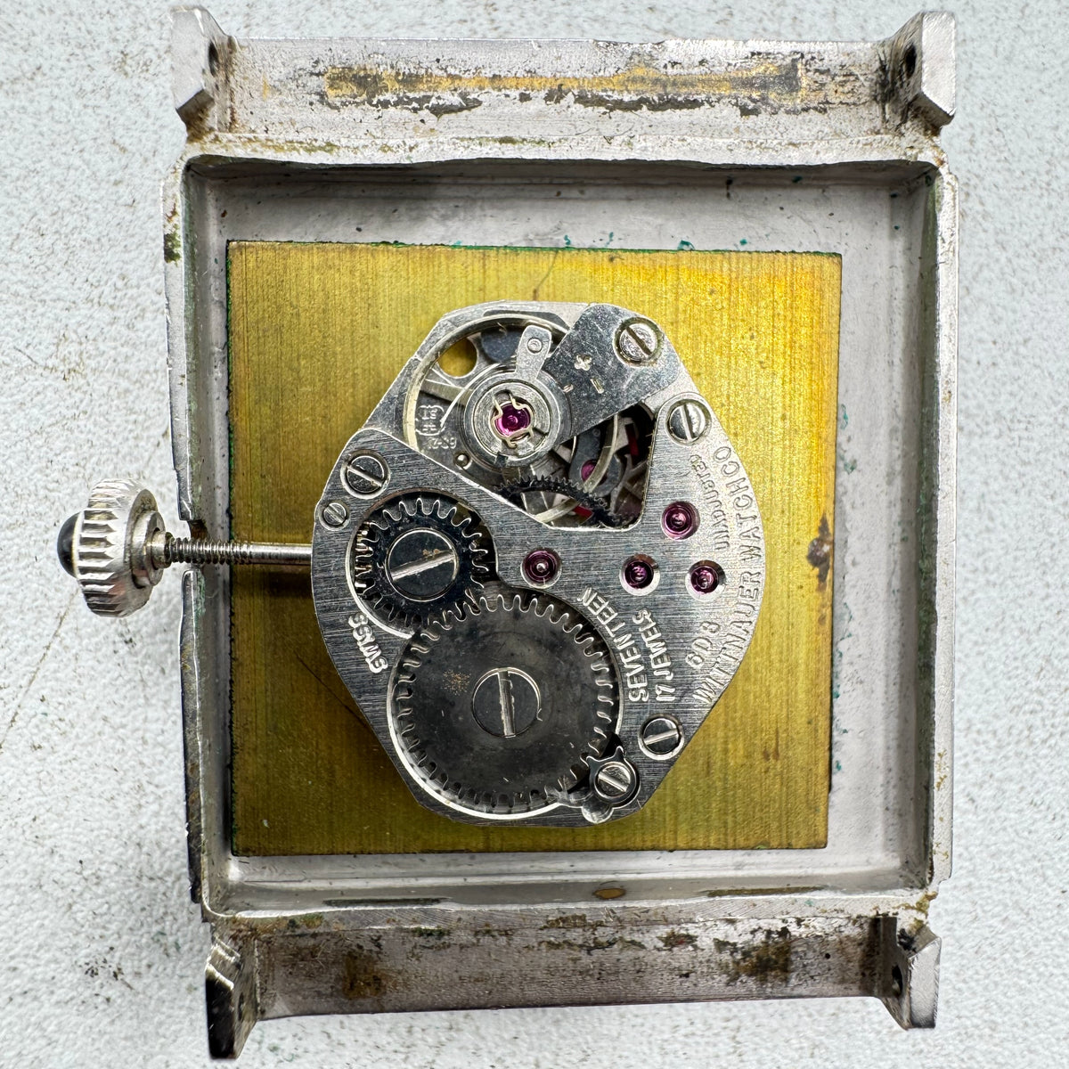 Wittnauer Geneve Crosshair Dial 6D8.201