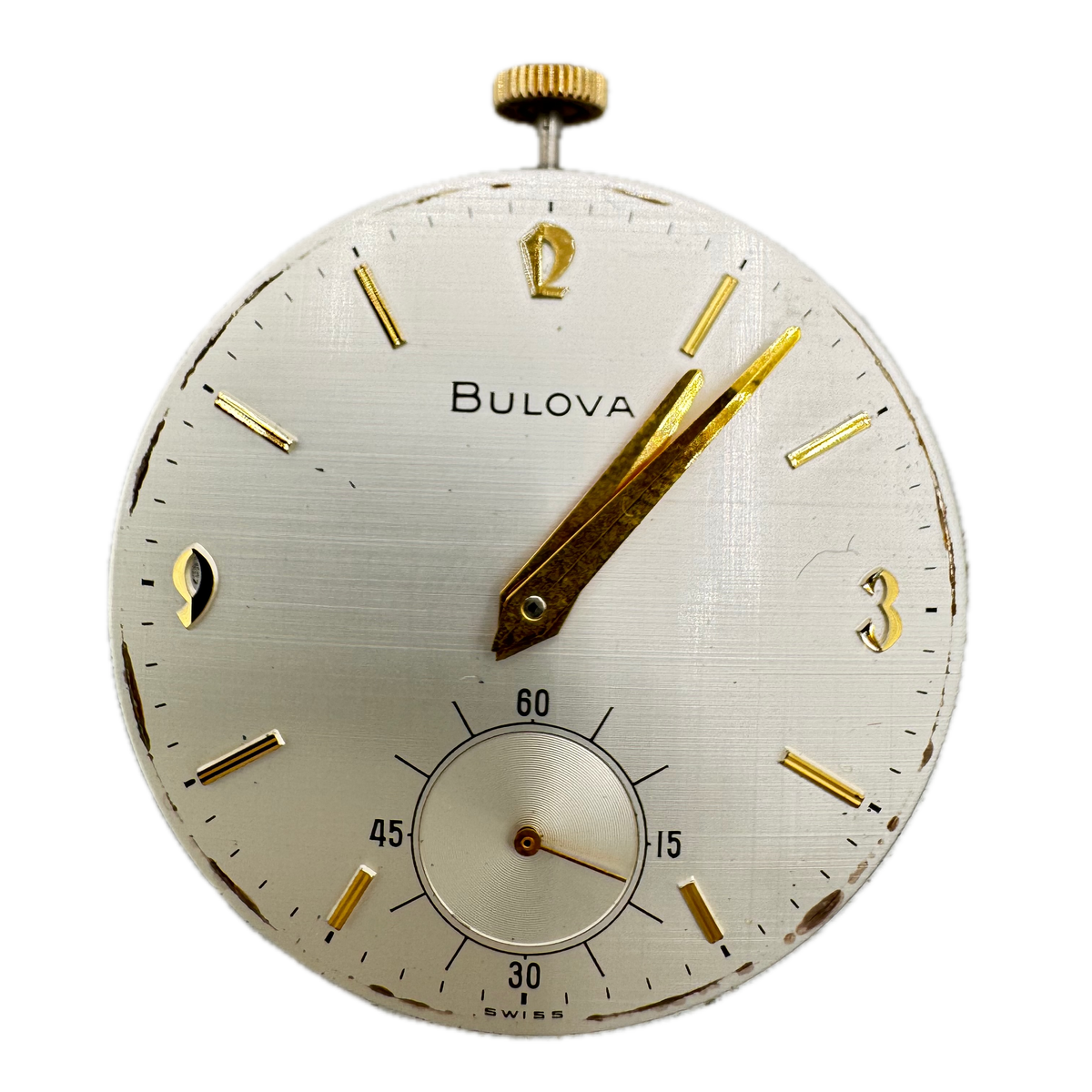 Bulova Silver Linen Dial 1967