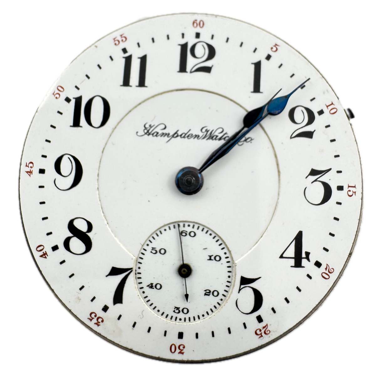 Hampden Watch Co. Double Sunk Dial 1915