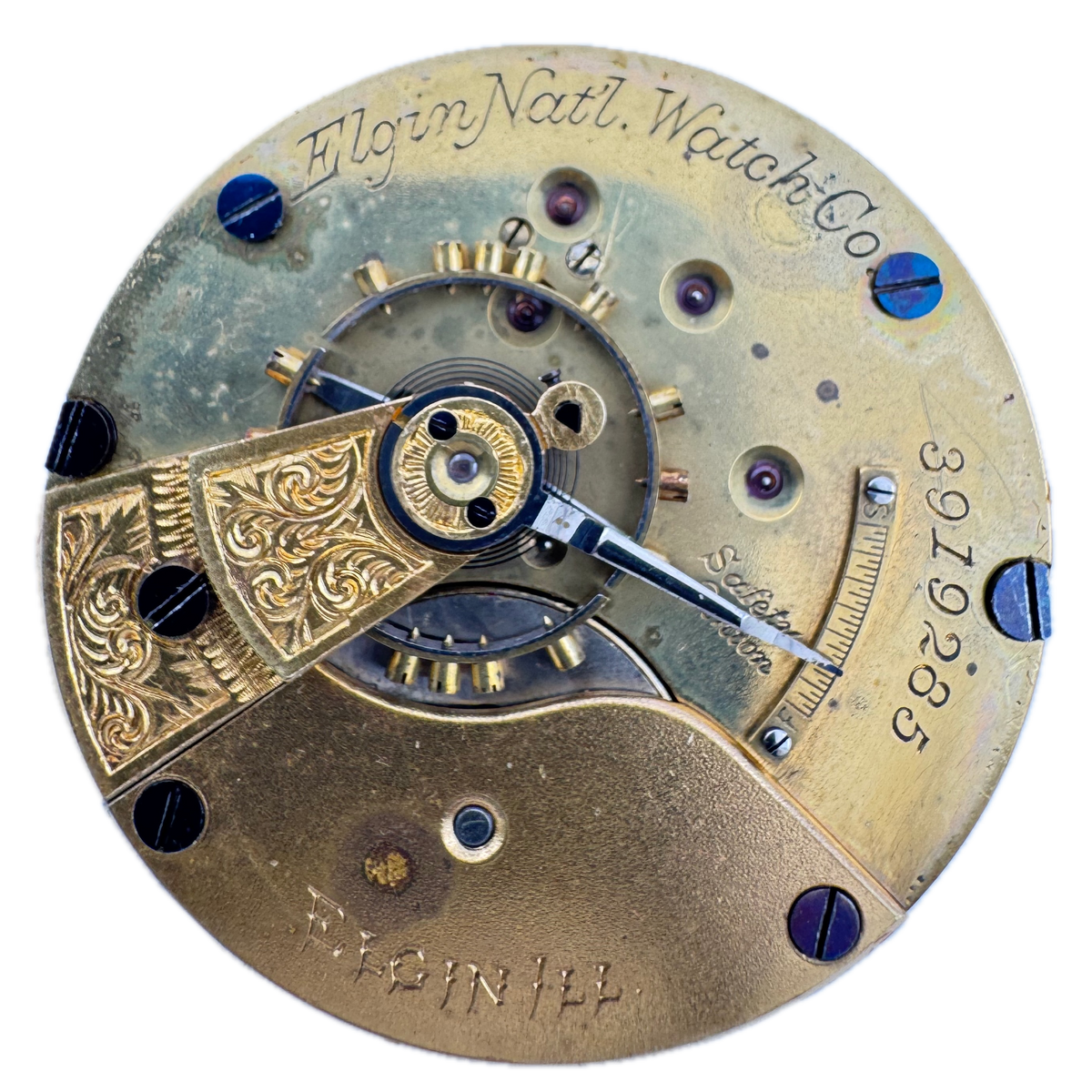Elgin Natl. Watch Co. Single Sunk Roman 1890