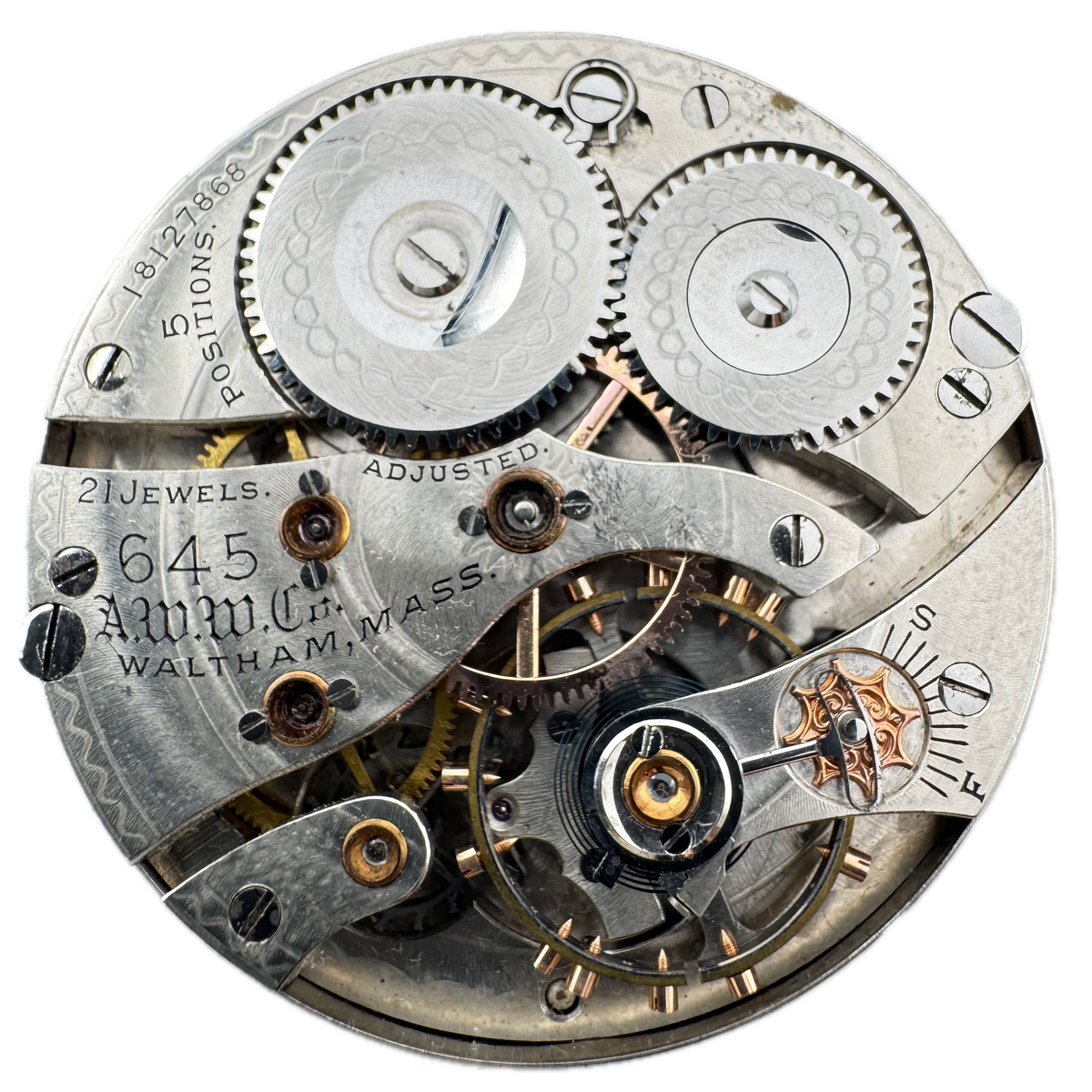 Waltham Montgomery Dial 1908
