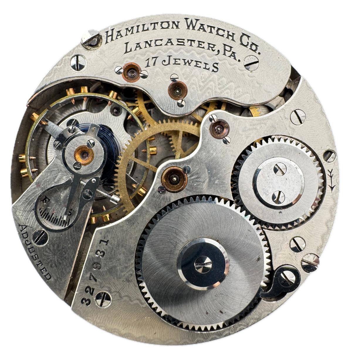 Hamilton Watch Co. Light Moon Hands 1905
